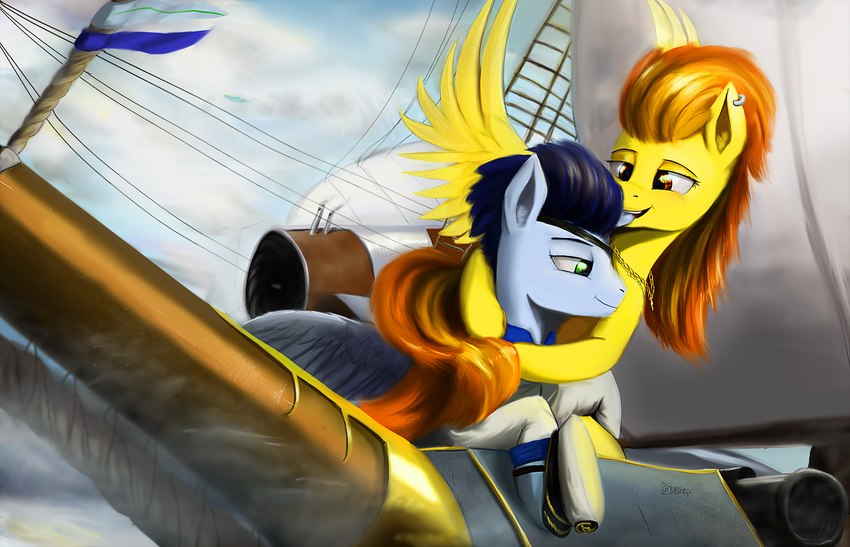 soarin, spitfire, and wonderbolts (friendship is magic and etc) created by discordthege