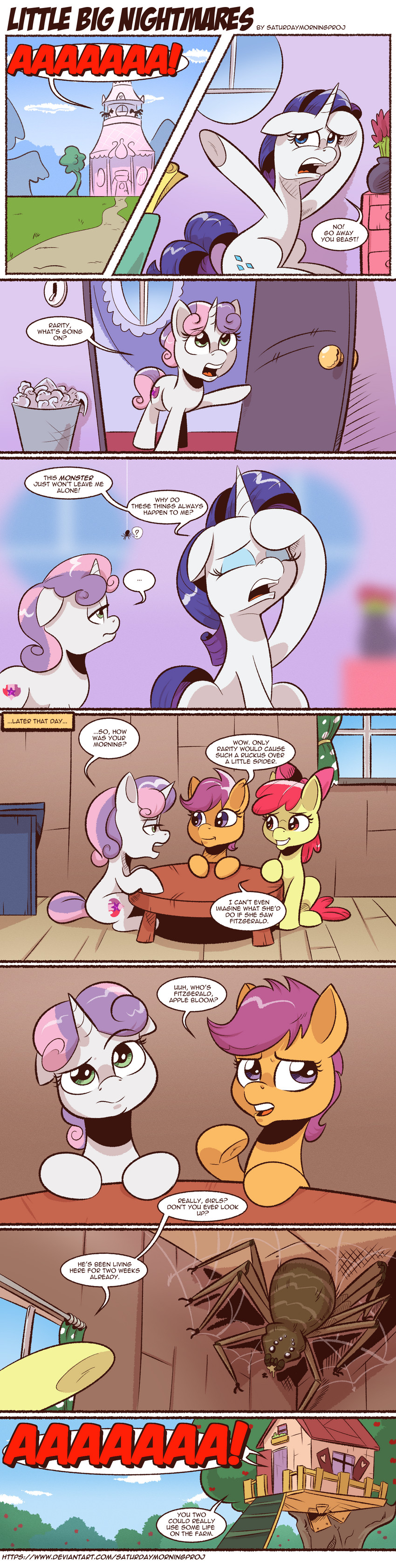 apple bloom, cutie mark crusaders, rarity, scootaloo, and sweetie belle (friendship is magic and etc) created by saturdaymorningproj