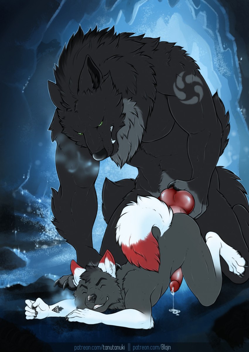 corwolf and mitter-nacht (mythology) created by tanutanuki