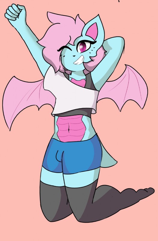 bulge femboy male solo wings terry_bat bat mammal 2020 digital_media_(artwork) hi_res