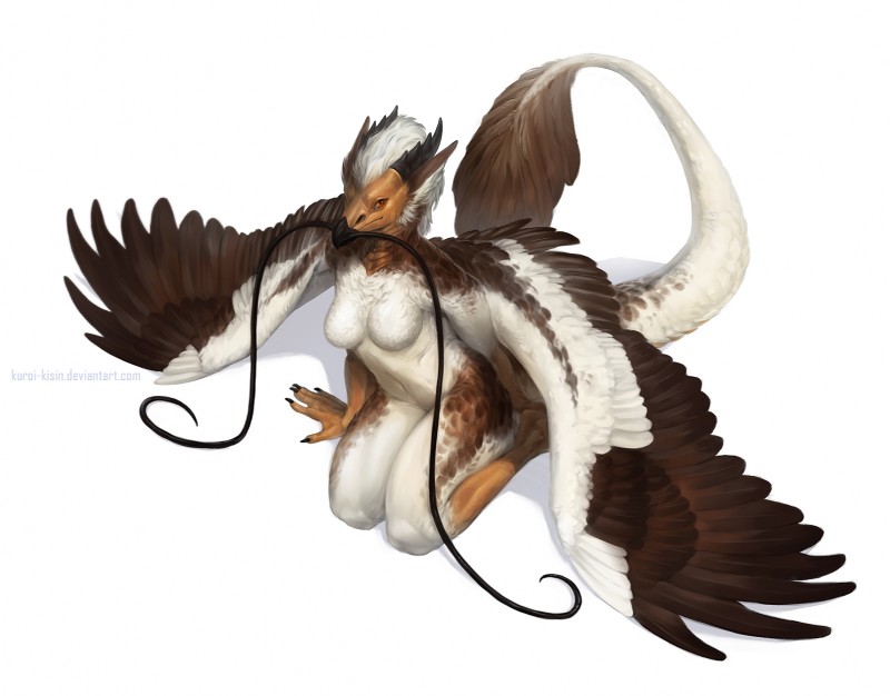 anthro biped breasts feathered_wings feathers female hair horn kneeling non-mammal_breasts nude simple_background solo tail white_background white_hair wings kuroi-kisin mythology eva_(ozawk) accipitrid accipitriform avian bird dragon egyptian_vulture feathered_dragon feathered_scalie hybrid mythological_creature mythological_scalie old_world_vulture scalie vulture 2019 digital_media_(artwork) hi_res