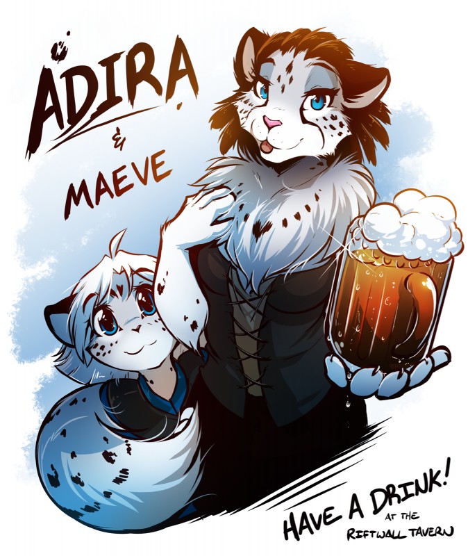 adira riftwall and maeve (twokinds) created by tom fischbach