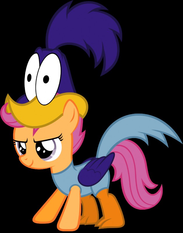 road runner and scootaloo (friendship is magic and etc) created by zacatron94