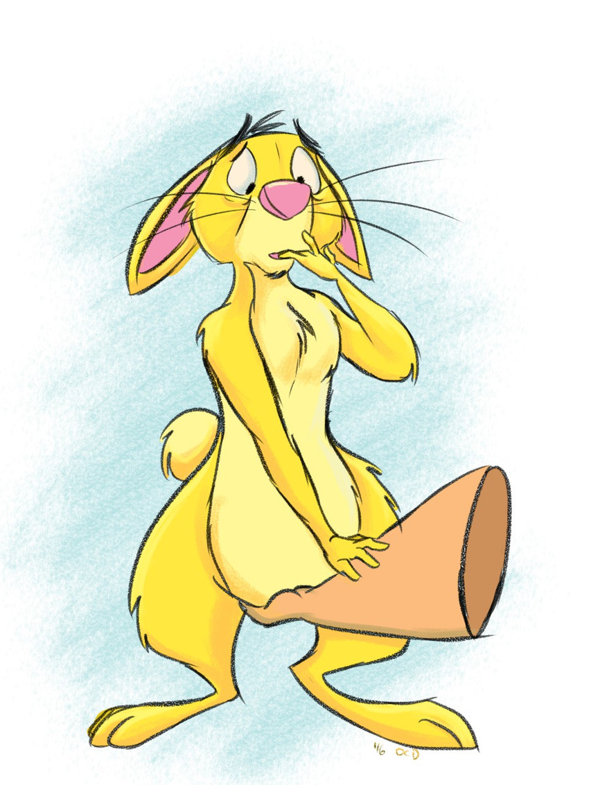 3_toes 4_fingers abstract_background anthro black_eyebrows cotton_tail countershading crotch_grab ears_down eyebrows featureless_crotch feet fingers fur grope hand_on_mouth long_ears looking_down male multicolored_body multicolored_fur open_mouth pecs pink_nose pivoted_ears simple_background solo surprised surprised_face surprised_look toes touching_crotch two_tone_body two_tone_fur whiskers white_background yellow_body yellow_fur stevethedragon disney winnie_the_pooh_(franchise) rabbit_(winnie_the_pooh) lagomorph leporid mammal rabbit 2016 3:4 dated detailed digital_drawing_(artwork) digital_media_(artwork) hi_res shaded signature sketch