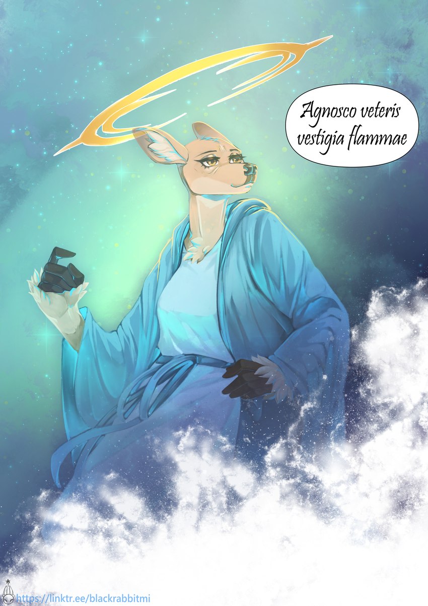 afterlife anthro arm_tuft border breasts clothing dialogue elderly elderly_female female fingers fur fur_tuft glistening glistening_eyes glowing glowing_eyes halo hooved_fingers hooves limbo mature_female medieval medieval_clothing melancholic pose priest priest_robes smile smoke solo speech_bubble text thoughts tuft vestal white_border wrist_tuft blackrabbitmi tales_from_valmeridia princess_rosaspina deer mammal absurd_res comic full-length_portrait hi_res latin_text portrait story story_in_description translated url