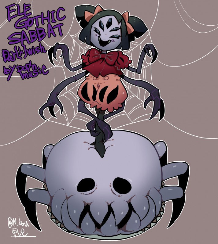 muffet (undertale (series) and etc) created by rie (artist)