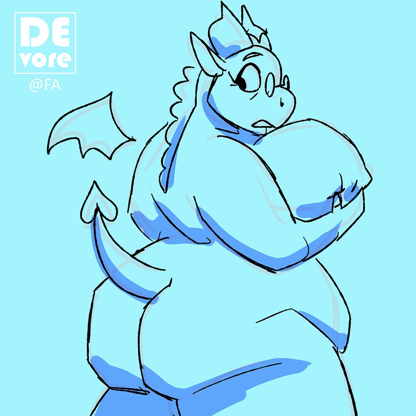 anthro big_breasts big_butt breast_squish breasts butt eyewear female glasses holding_breast horn hyper mature_female nude overweight overweight_anthro overweight_female rear_view solo squish surprised_expression tail thick_thighs devore activision european_mythology mythology spyro_the_dragon mrs._shoutfire dragon mythological_creature mythological_scalie scalie western_dragon 1:1 2023 digital_drawing_(artwork) digital_media_(artwork) shaded sketch