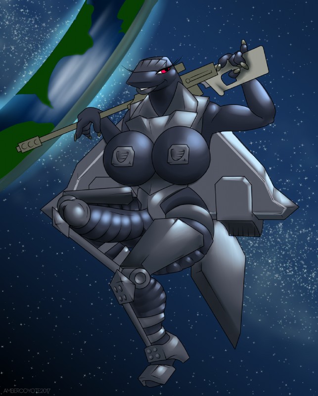 aircraft anthro anthrofied armor balls big_breasts big_penis breasts erection f-41_broadsword galaxy genitals gun gynomorph halo_(device) holding_gun holding_object holding_ranged_weapon holding_weapon huge_breasts humanoid_genitalia humanoid_penis intersex longsword looking_at_viewer machine muscular muscular_anthro muscular_gynomorph muscular_intersex nipples nude orbit penis planet ranged_weapon rifle smile sniper_rifle solo space spacecraft star vehicle weapon wings ambercoyote halo_(series) microsoft xbox_game_studios aircraft_humanoid living_aircraft living_machine living_vehicle digital_media_(artwork) hi_res