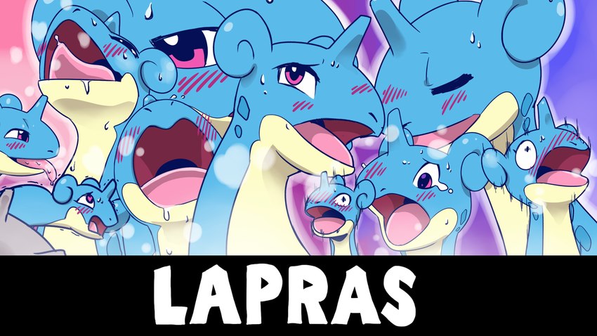 ahegao ambiguous_gender blue_body blush bodily_fluids breath countershading crying expressions feral gradient_background looking_at_viewer looking_pleasured moan open_mouth simple_background smile solo sweat tears text tongue tongue_out white_text ergomancy nintendo pokemon daisy_(haven_insomniacovrlrd) generation_1_pokemon lapras mammal marine pokemon_(species) 16:9 2020 colored digital_drawing_(artwork) digital_media_(artwork) english_text hi_res multiple_images shaded species_name widescreen