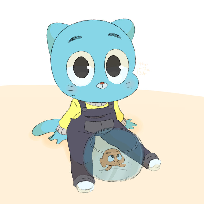 darwin watterson and gumball watterson (the amazing world of gumball and etc) created by threek