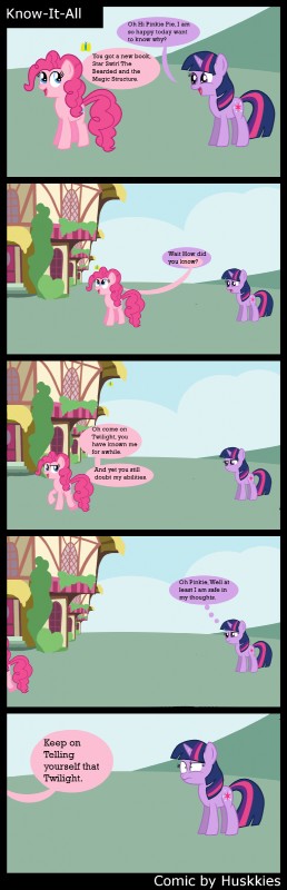 pinkie pie and twilight sparkle (friendship is magic and etc) created by huskkies