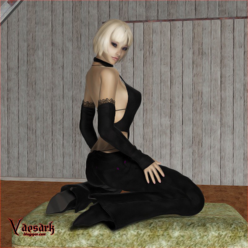 blonde_hair clothed clothing female hair solo text vaesark human mammal 1:1 3d_(artwork) digital_media_(artwork) hi_res url