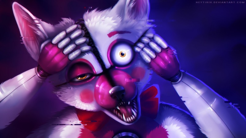 funtime foxy (five nights at freddy's and etc) created by neytirix