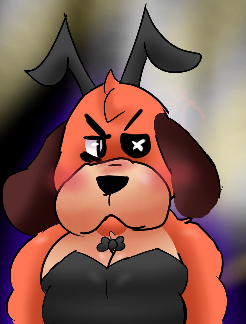 angry anthro brown_ears bunny_costume clothing costume fake_ears fake_rabbit_ears fur male muscular muscular_male one_eye_obstructed orange_body orange_fur playboy_bunny playboy_outfit solo ugly-rat15508 brawl_stars supercell_(company) colonel_ruffs_(brawl_stars) ruffs canid canine canis domestic_dog mammal absurd_res hi_res