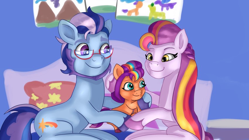 baby bedroom family female group male trio young jbond hasbro mlp_g5 my_little_pony argyle_starshine_(mlp) sunny_starscout's_mother_(mlp) sunny_starscout_(mlp) earth_pony equid equine horse mammal pony 16:9 hi_res widescreen daughter_(lore) father_(lore) father_and_child_(lore) father_and_daughter_(lore) mother_(lore) mother_and_child_(lore) mother_and_daughter_(lore) parent_(lore) parent_and_child_(lore) parent_and_daughter_(lore)