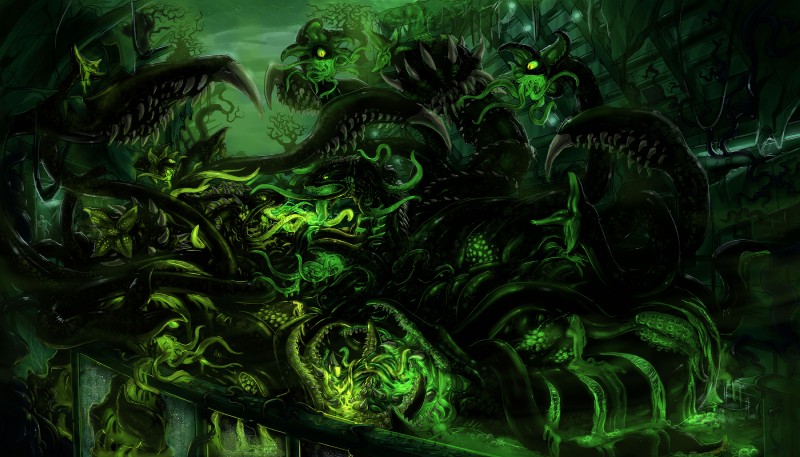 bodily_fluids corruption cum genital_fluids genitals horn infestation kissing male male/male nightmare_fuel open_mouth parasite penis sex slime tentacles tongue what what_has_science_done zhag lovecraftian_(genre) neox alien bal'kar eldritch_abomination monster unknown_species dark_theme green_theme hi_res restricted_palette wallpaper