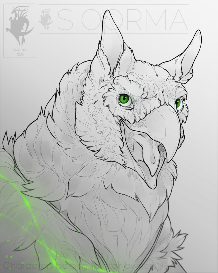 feral male solo sioorma mythology gabrielgryphon_(character) avian bird gryphon mythological_avian mythological_creature hi_res