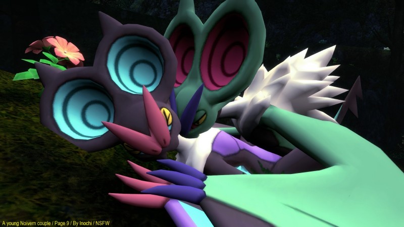 alternate_color bite cuddling detailed_background duo eyes_closed female feral flower fluffy forest fur love love_bite male membrane_(anatomy) membranous_wings nibbling outside plant romantic romantic_couple tree wings inochi unknown_artist a_young_noivern_couple european_mythology garry's_mod mythology nintendo pokemon valve lin lucian wang_(char) dragon generation_6_pokemon mythological_creature mythological_scalie noivern pokemon_(species) scalie shiny_pokemon western_dragon wyvern 16:9 3d_(artwork) crossover digital_media_(artwork) hi_res widescreen