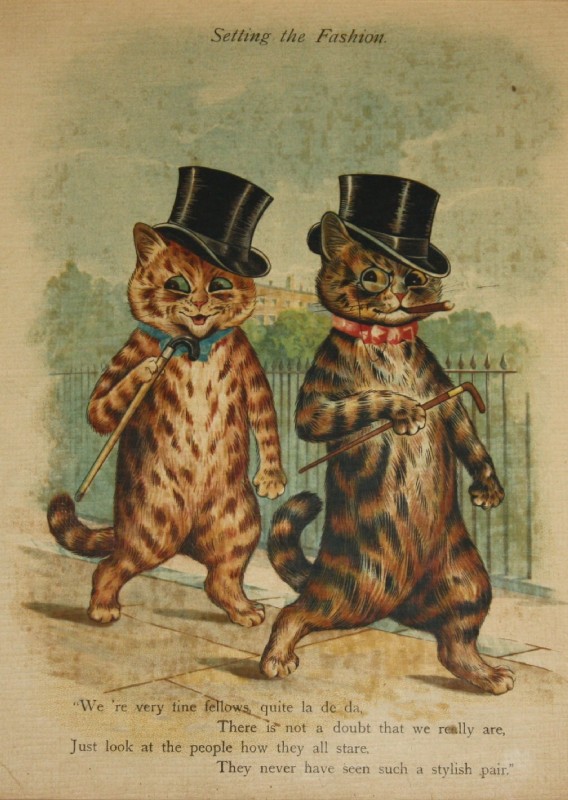 public domain and etc created by louis wain