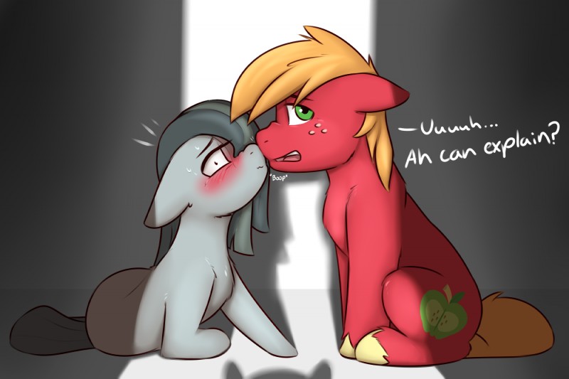 big macintosh and marble pie (friendship is magic and etc) created by pudgeruffian