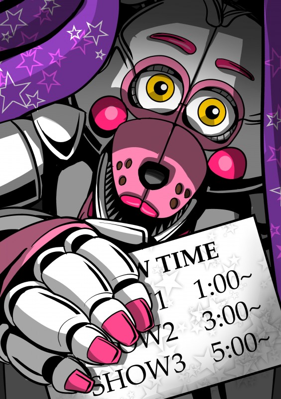 machine simple_background solo shu_20625 five_nights_at_freddy's scottgames sister_location funtime_foxy_(fnaf) animatronic canid canine fox mammal robot 2018 absurd_res digital_media_(artwork) hi_res