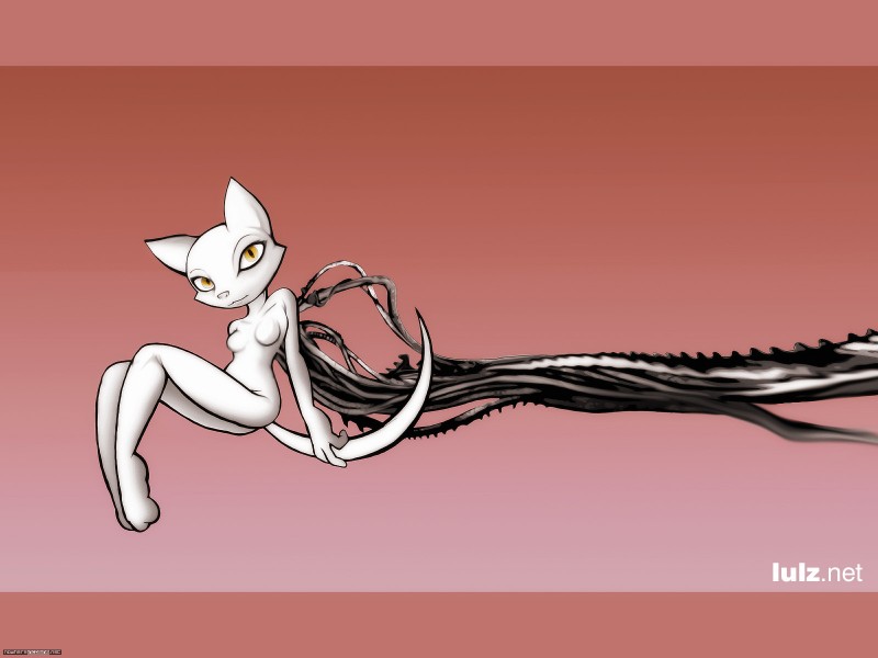 anthro breasts featureless_breasts female lulznet nude solo tail technophilia usb_compatible darkdoomer domestic_cat felid feline felis mammal 4:3 hi_res letterbox source_request wallpaper