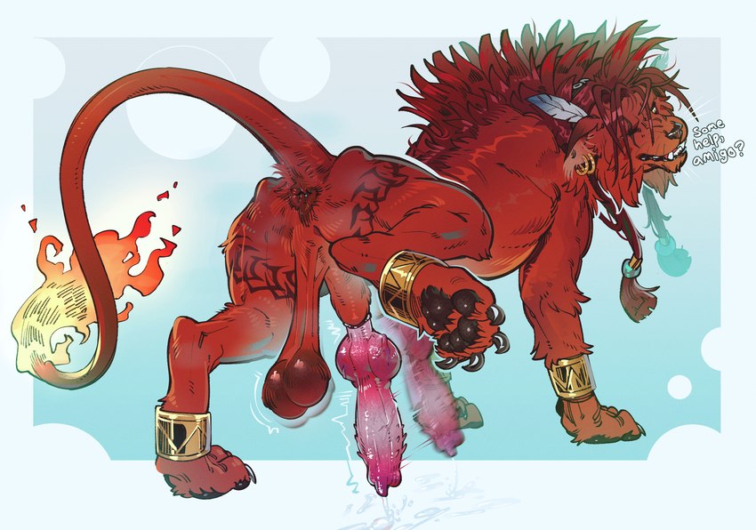 red xiii (final fantasy vii and etc) created by majmajor