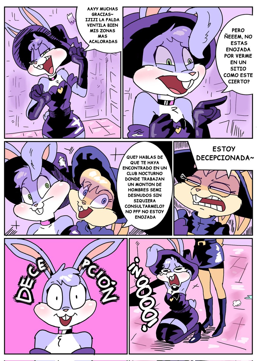 bugs bunny and lola bunny (warner brothers and etc) created by renita reed