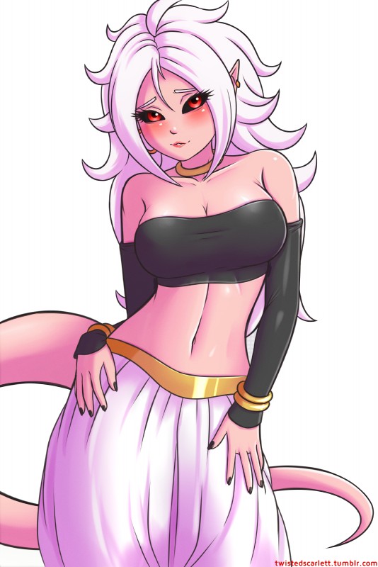 majin android 21 (dragon ball fighterz and etc) created by twistedscarlett60