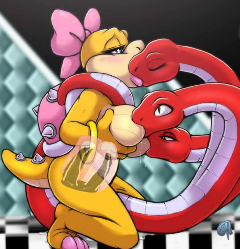 koopaling, tryclyde, and wendy o. koopa (mario bros and etc) created by dark nek0gami and third-party edit