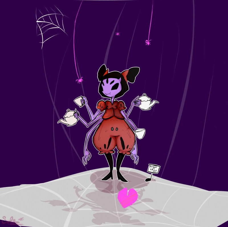 muffet (undertale (series) and etc) created by sirphilliam