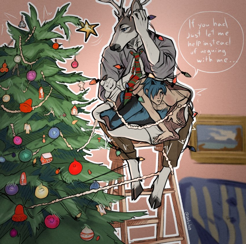 jayne doe and stefan (christmas) created by sadist69