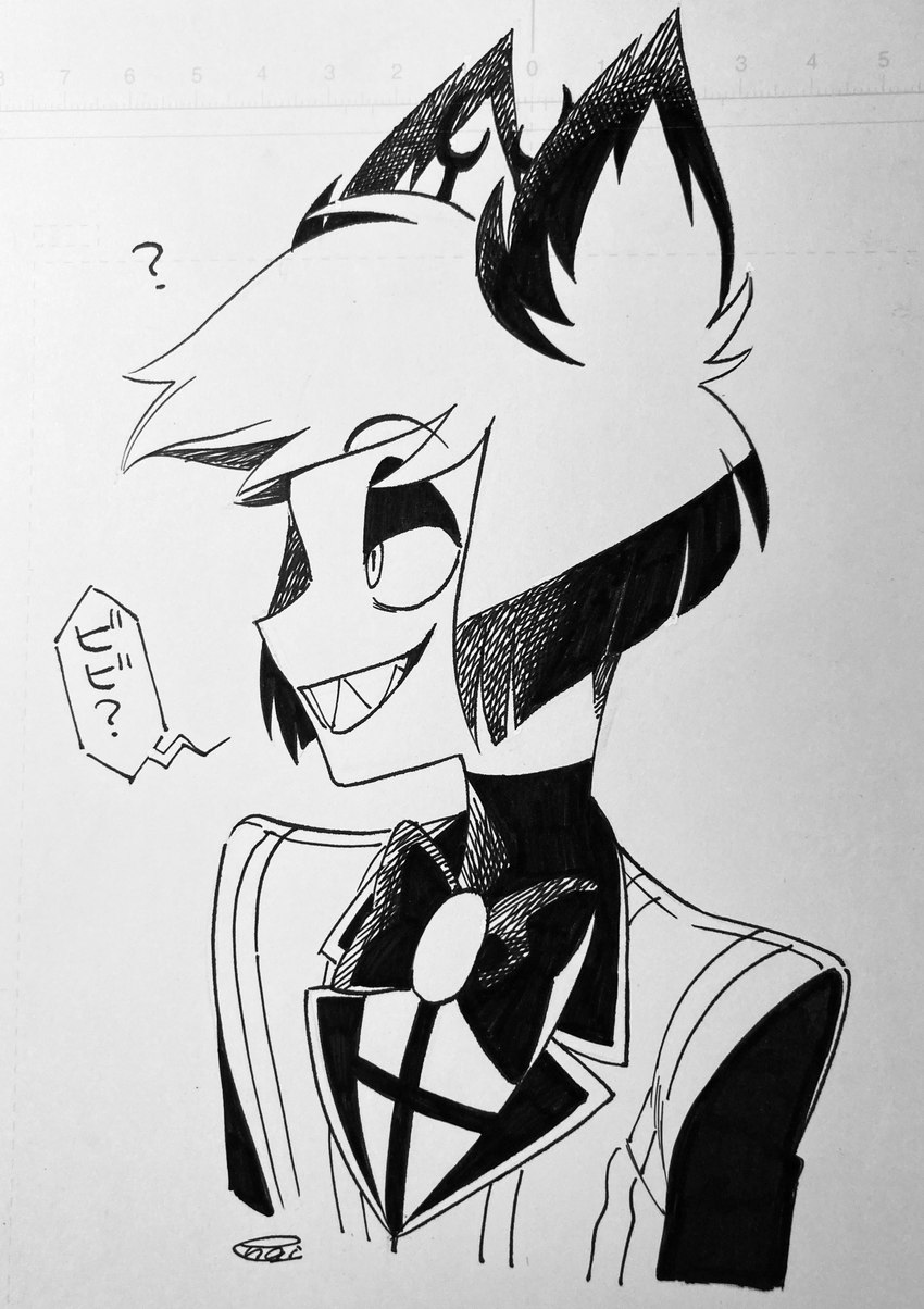 alastor (hazbin hotel) created by enaic31