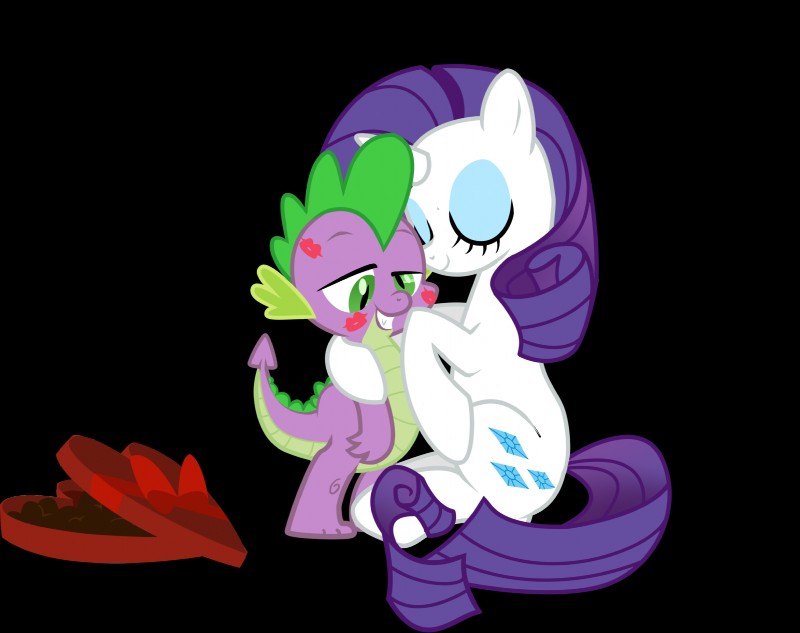 rarity and spike (friendship is magic and etc) created by multiversecafe