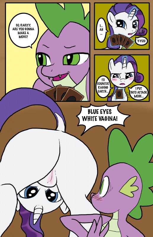 rarity and spike (friendship is magic and etc) created by bico-kun