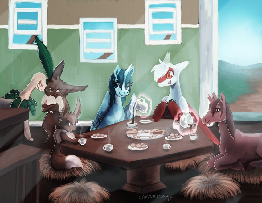 nightshade, healer, winter, avery, ruka vaporeon, and etc (mythology and etc) created by spacesmilodon