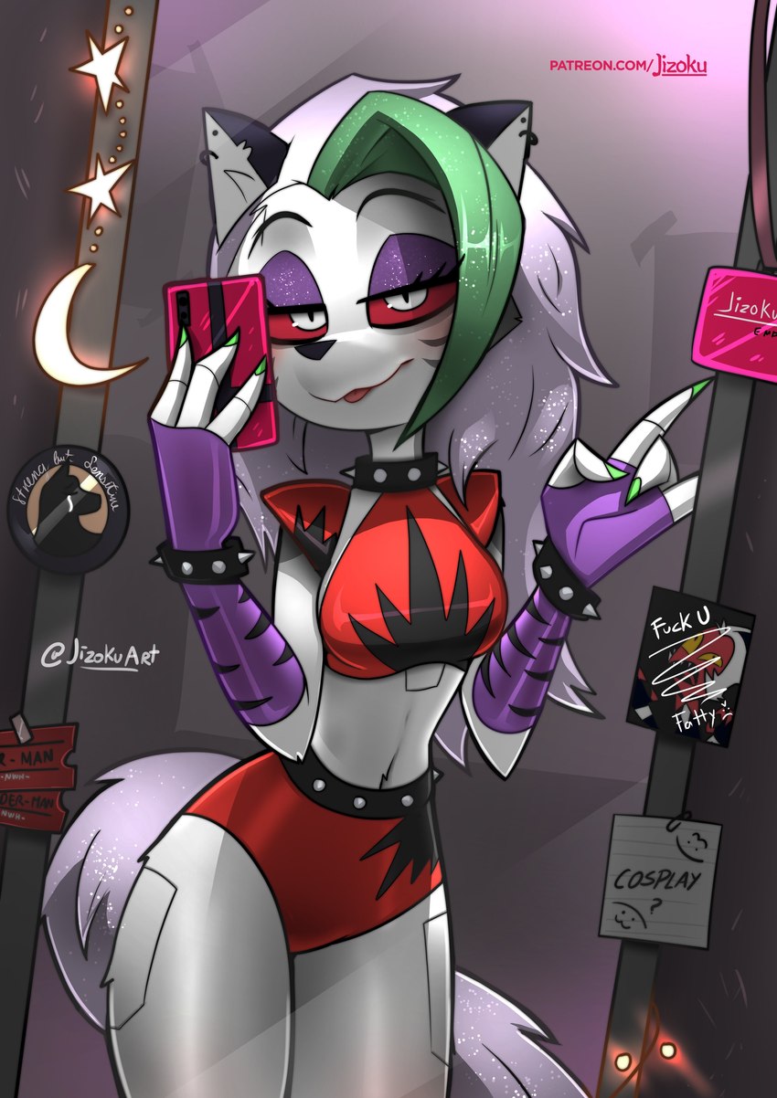 loona, moxxie, and roxanne wolf (five nights at freddy's: security breach and etc) created by jizoku