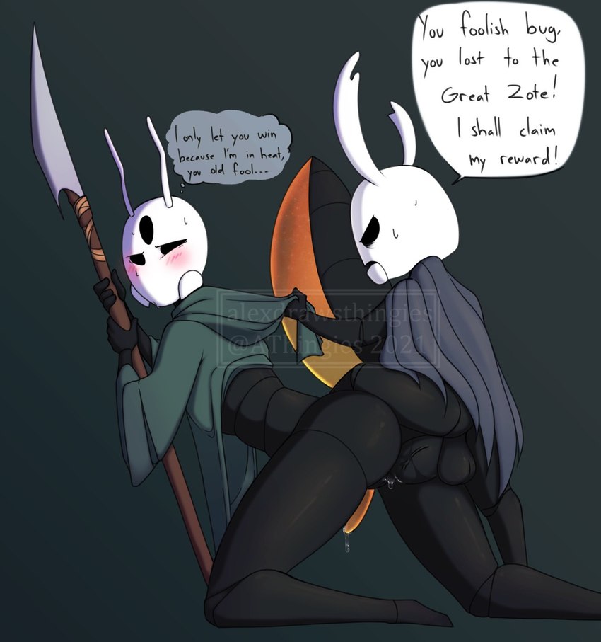fan character, haera, and zote (hollow knight and etc) created by athingies