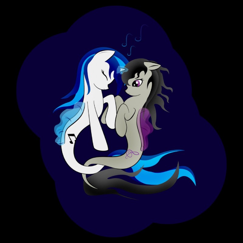 octavia and vinyl scratch (friendship is magic and etc) created by daburu