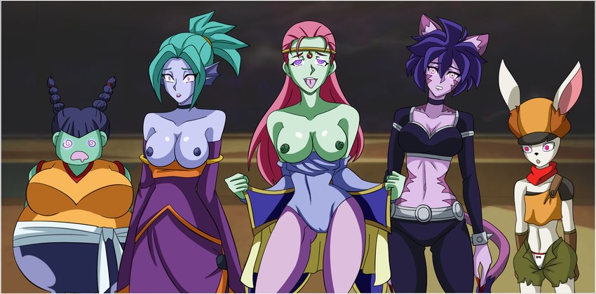 hopp, hop, dercori, sorrel, caway, and etc (dragon ball super and etc) created by electrickronos