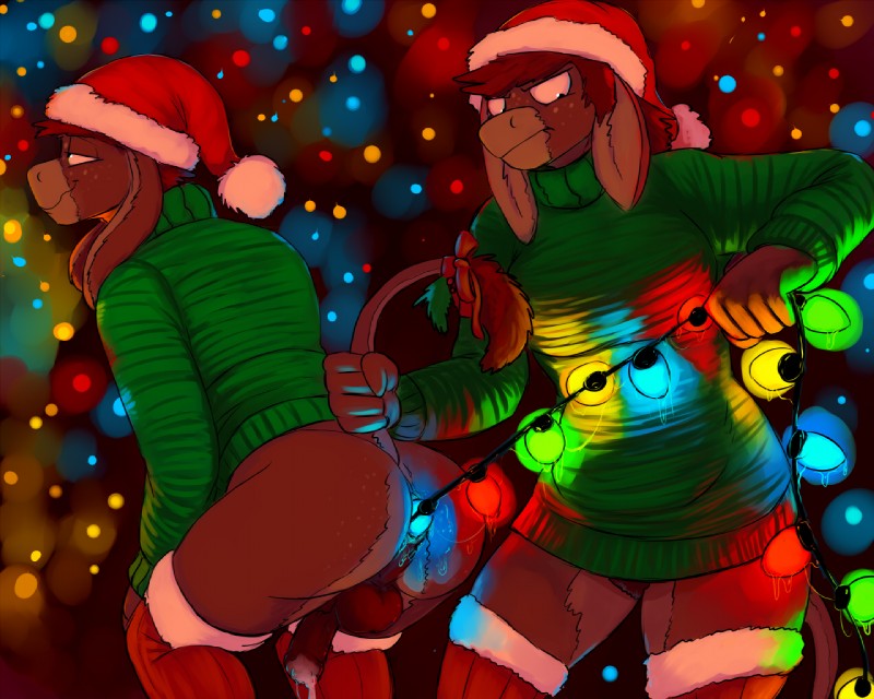 donk and donk sis (christmas) created by hladilnik