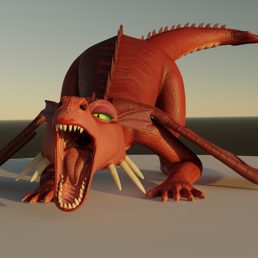 female feral green_eyes mouth_shot open_mouth red_body solo tail throat ninja739 racf92 dreamworks mythology shrek_(series) danger_n00dle dragon_(shrek) dragon mythological_creature mythological_scalie scalie 1:1 3d_(artwork) digital_media_(artwork) hi_res