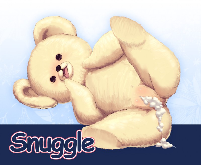 snuggle bear (snuggle (brand)) created by blueberry (artist)