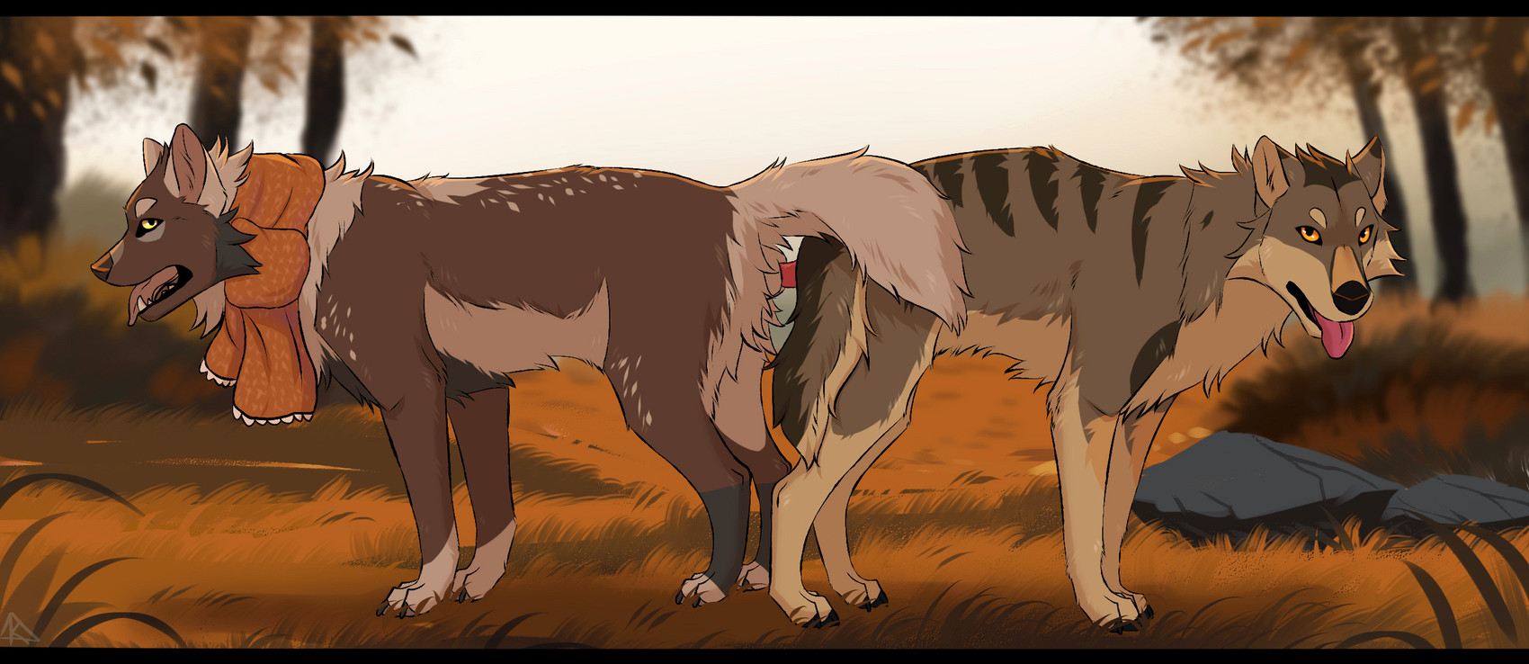 ambiguous_penetration animal_genitalia animal_penis ass_to_ass brown_body brown_fur canine_genitalia canine_penis duo female female_penetrated feral feral_on_feral feral_penetrated feral_penetrating feral_penetrating_feral fur genitals knotting male male/female male_penetrating male_penetrating_female penetration penis sex midzushiro auric_(calydor) canid canine canis hybrid mammal wolf wolfdog 2025 hi_res