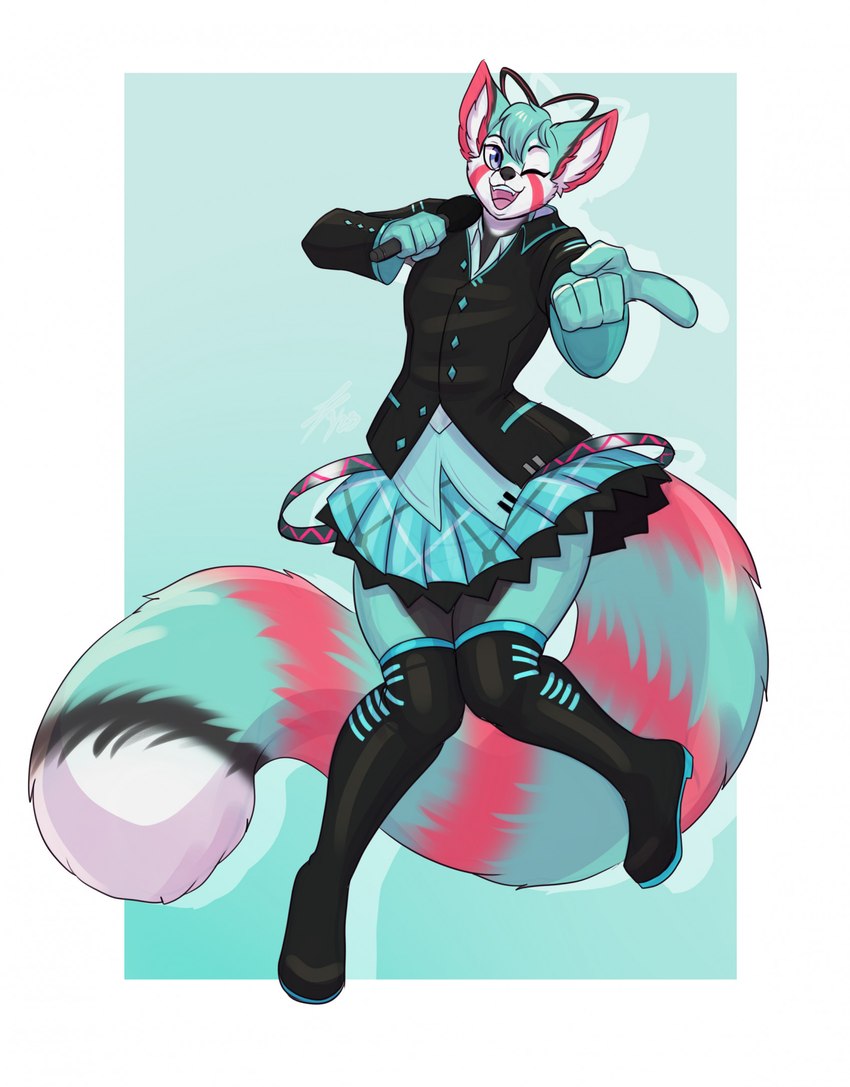 roflfox (vocaloid) created by lavenderpandy