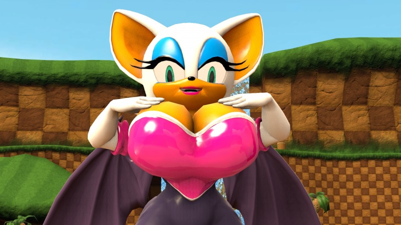 anthro armwear bat_wings big_breasts big_ears blue_eyes breasts cleavage clothed clothing elbow_gloves eyeshadow female gloves hand_on_breast handwear huge_breasts looking_at_viewer makeup membrane_(anatomy) membranous_wings smile solo tight_clothing wings kabalmystic_(artist) shocking_(artist) sega sonic_the_hedgehog_(series) rouge_the_bat bat mammal 16:9 2015 3d_(artwork) digital_media_(artwork) hi_res source_filmmaker_(artwork) widescreen