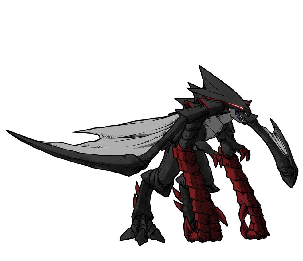 8_limbs feral glowing glowing_eyes jinshin-mushi male plated_scales red_body red_eyes red_scales scales simple_background solo teeth wings lirimac godzilla_(series) monsterverse toho kaiju muto_(godzilla) hi_res