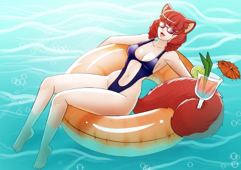 clothing eyewear female one-piece_swimsuit solo sunglasses swimwear kahix casimira_(orannis0) animal_humanoid humanoid mammal mammal_humanoid rodent rodent_humanoid sciurid sciurid_humanoid tree_squirrel tree_squirrel_humanoid