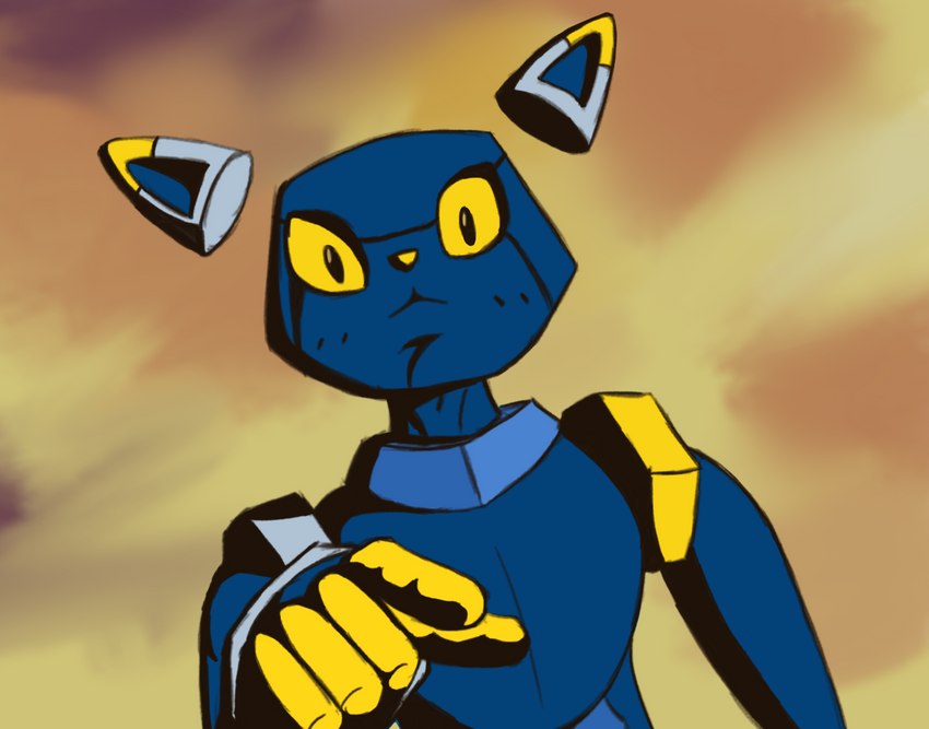 5_fingers ambiguous_gender anthro blue_body fingers gesture hand_gesture machine mascot parody pointing simple_background solo yellow_eyes fiatheweeb e621 fist_of_the_north_star esix kenshiro android domestic_cat felid feline felis mammal robot 2019 digital_media_(artwork) hi_res icon lol_comments meme reaction_image