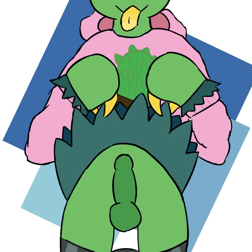 cactus clothed clothing flashing male partially_clothed plant solo tongue tongue_out sodacrumble nintendo pokemon marlowe_(sodacrumble) elemental_creature flora_fauna generation_5_pokemon humanoid maractus pokemon_(species) 1:1